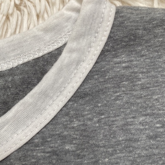 BiBi Camo Ringer SS Tee 💗 Gray & White - Picture 7 of 9